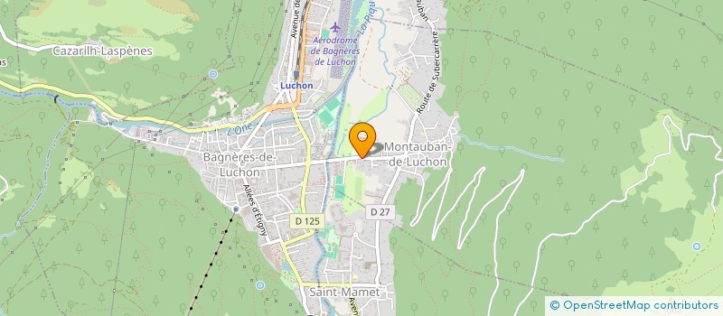 localisation de l'entreprise MONSIEUR FRANCIS BASSAT  MONTAUBAN-DE-LUCHON