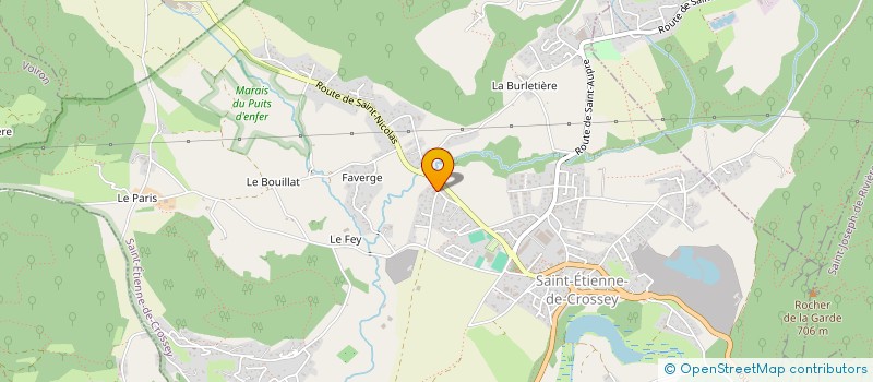 localisation de l'entreprise MONSIEUR FRANCIS BATIER  SAINT-ETIENNE-DE-CROSSEY