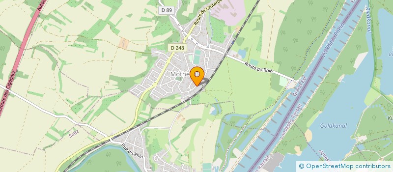 localisation de l'entreprise MONSIEUR FRANCIS BAUMANN  MOTHERN