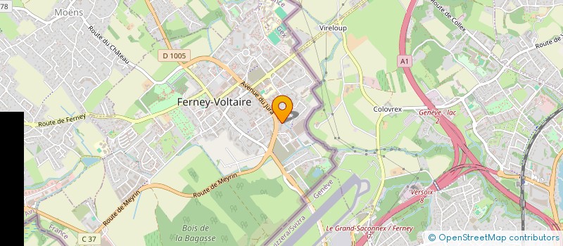 localisation de l'entreprise MONSIEUR FRANCIS BEAUVAIS à FERNEY-VOLTAIRE