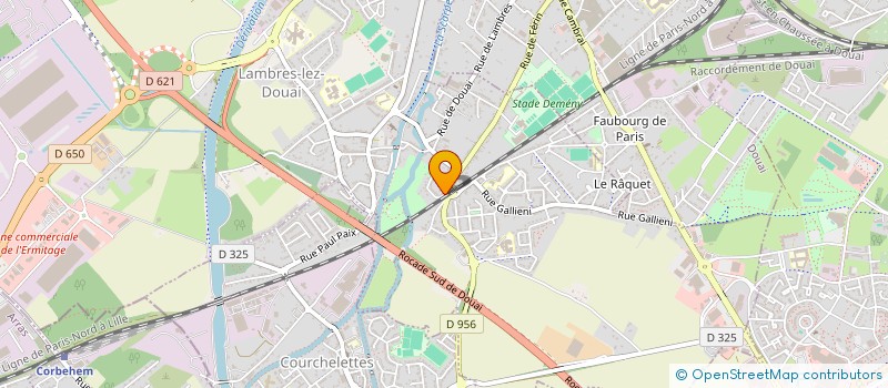 localisation de l'entreprise MONSIEUR FRANCIS BECHARA  LAMBRES-LEZ-DOUAI