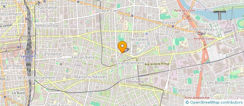 localisation de l'entreprise MONSIEUR FRANCIS BEGARIN  VILLEURBANNE