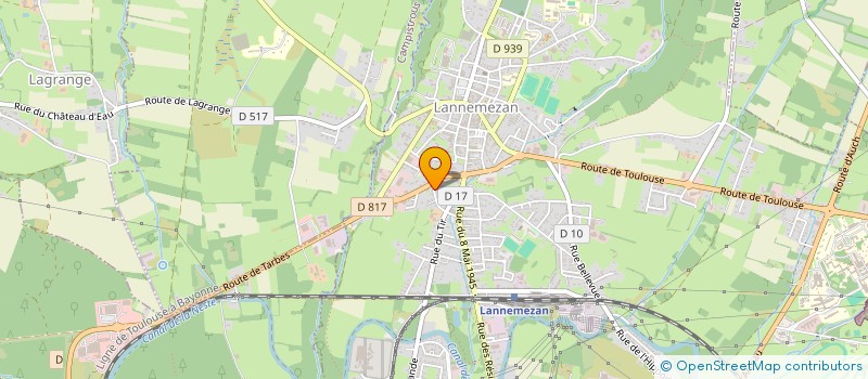 localisation de l'entreprise MONSIEUR FRANCIS BEGUE  LANNEMEZAN