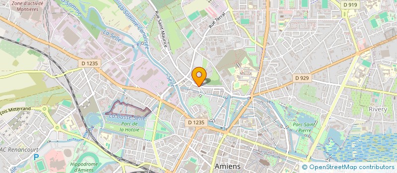 localisation de l'entreprise MONSIEUR FRANCIS BEGUIN à AMIENS