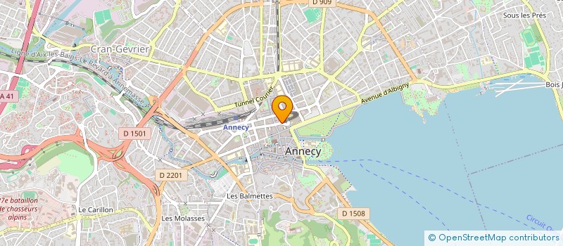 localisation de l'entreprise MONSIEUR FRANCIS BELLON à ANNECY