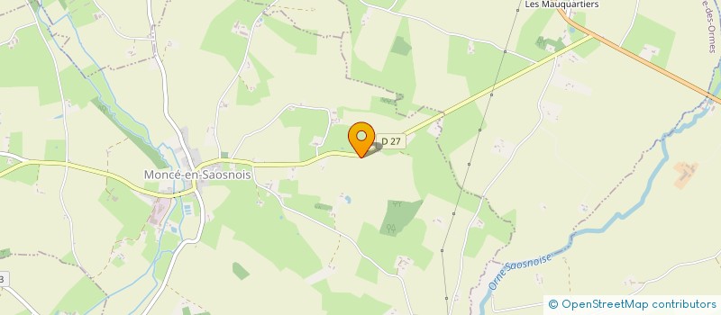 localisation de l'entreprise MONSIEUR FRANCIS BELLUAU  MAROLLES-LES-BRAULTS