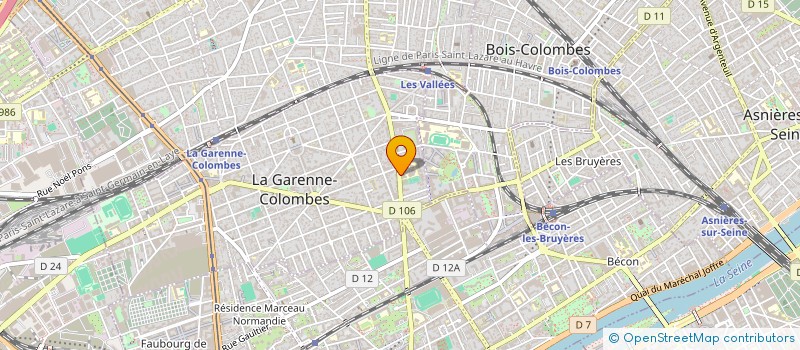 localisation de l'entreprise MONSIEUR FRANCIS BENAICHE à LA GARENNE-COLOMBES