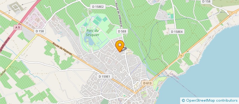 localisation de l'entreprise MONSIEUR FRANCIS BENEZECH  BOUZIGUES