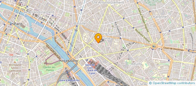 localisation de l'entreprise MONSIEUR FRANCIS BENICHOU à PARIS