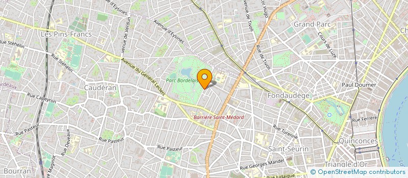 localisation de l'entreprise MONSIEUR FRANCIS BENJAMIN à BORDEAUX
