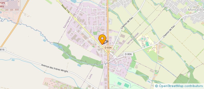 localisation de l'entreprise MONSIEUR FRANCIS BERNARD  SERRES-CASTET