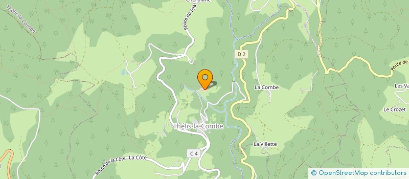 localisation de l'entreprise MONSIEUR FRANCIS BERNE  THELIS-LA-COMBE