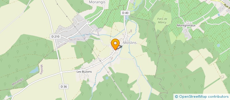 localisation de l'entreprise MONSIEUR FRANCIS BERTHELEMY  MOSLINS