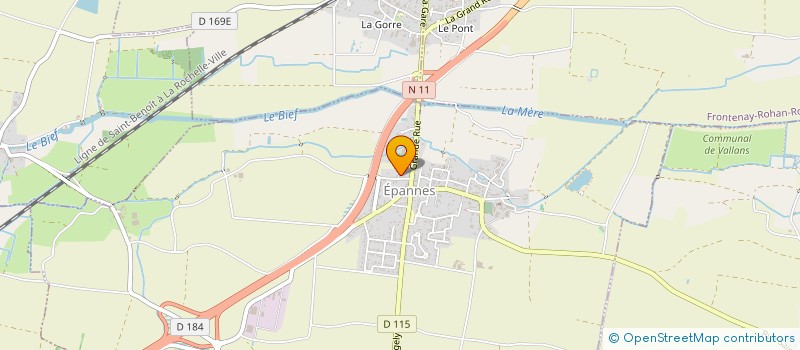 localisation de l'entreprise MONSIEUR FRANCIS BESSEAU  EPANNES