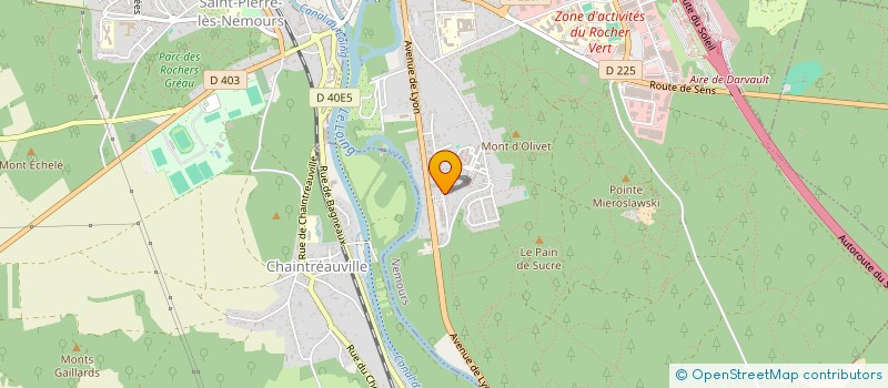 localisation de l'entreprise MONSIEUR FRANCIS BILLAULT à NEMOURS