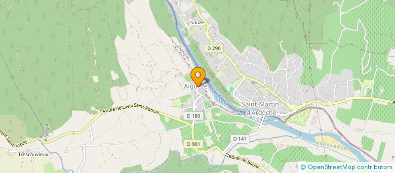 localisation de l'entreprise MONSIEUR FRANCIS BLACHERE  SAINT-JULIEN-DE-PEYROLAS