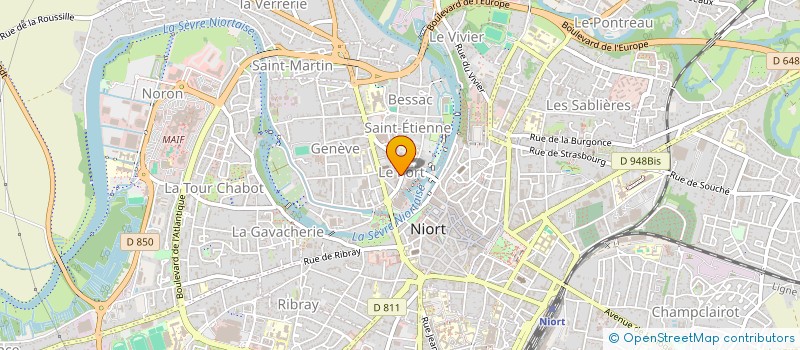 localisation de l'entreprise MONSIEUR FRANCIS BLAIS à NIORT