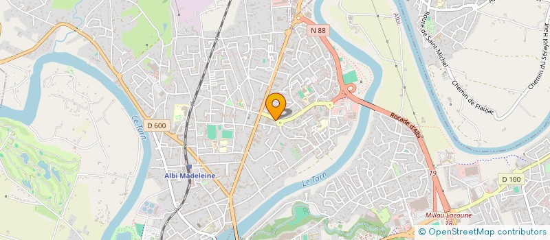 localisation de l'entreprise MONSIEUR FRANCIS BLANC à ALBI