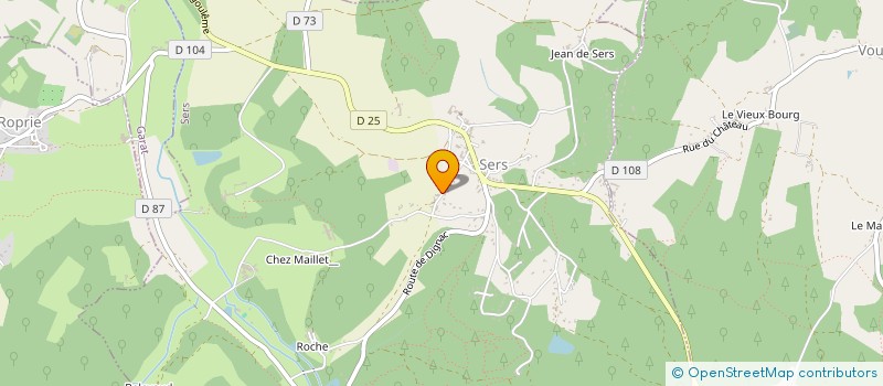 localisation de l'entreprise MONSIEUR FRANCIS BLANCHARD  SERS