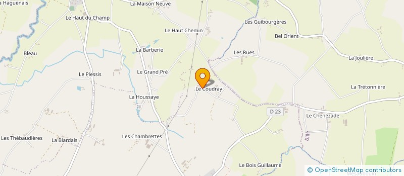 localisation de l'entreprise MONSIEUR FRANCIS BLOT  RIVES-DU-COUESNON