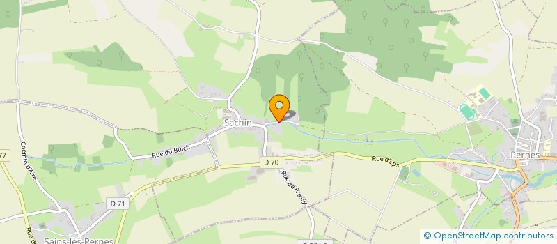 localisation de l'entreprise MONSIEUR FRANCIS BOCQUET  SACHIN