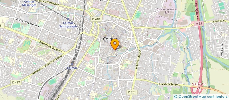 localisation de l'entreprise MONSIEUR FRANCIS BOGNER  COLMAR