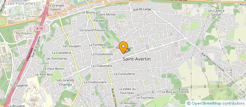 localisation de l'entreprise MONSIEUR FRANCIS BON  SAINT-AVERTIN