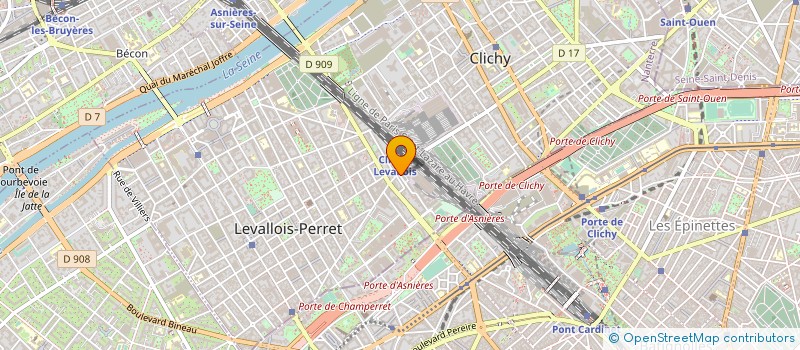 localisation de l'entreprise MONSIEUR FRANCIS BONHOMME à LEVALLOIS-PERRET