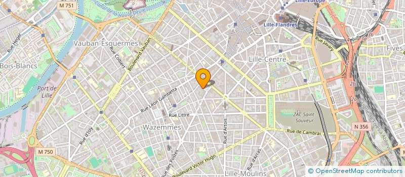 localisation de l'entreprise MONSIEUR FRANCIS BONVARLET à LILLE
