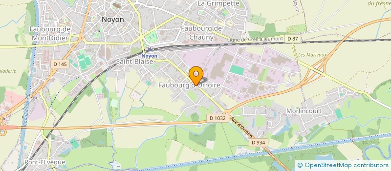 localisation de l'entreprise MONSIEUR FRANCIS BOQUET à NOYON