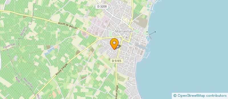 localisation de l'entreprise MONSIEUR FRANCIS BORT à MARSEILLAN