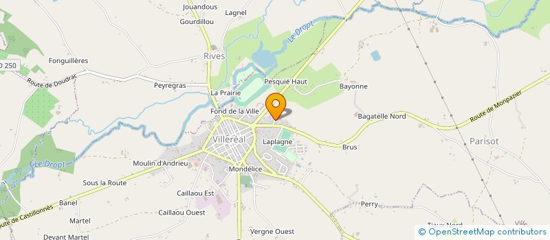 localisation de l'entreprise MONSIEUR FRANCIS BOSQUET à VILLEREAL
