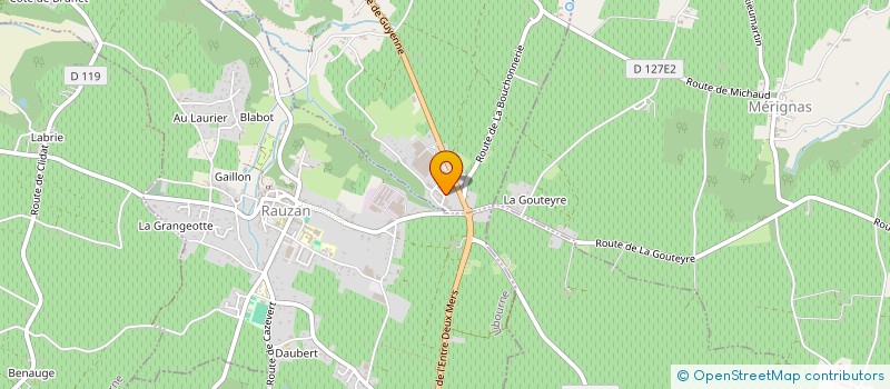 localisation de l'entreprise MONSIEUR FRANCIS BOUCHARD  SAINT-VINCENT-DE-PERTIGNAS