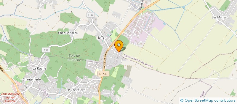 localisation de l'entreprise MONSIEUR FRANCIS BOUCHET  SAINT-SULPICE-DE-ROYAN