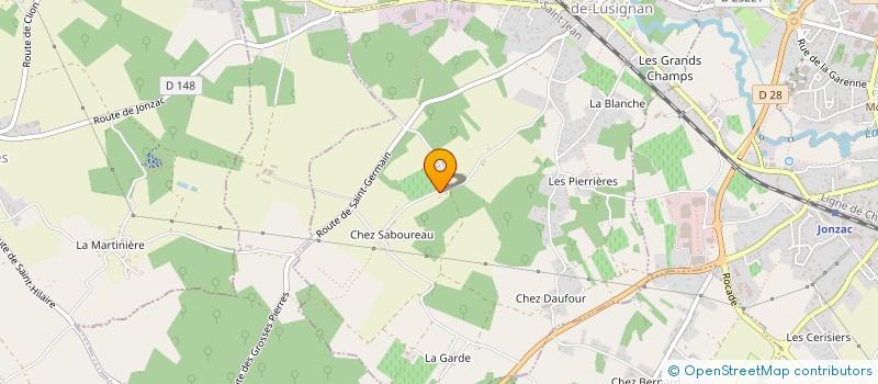 localisation de l'entreprise MONSIEUR FRANCIS BOUCHET  SAINT-GERMAIN-DE-LUSIGNAN