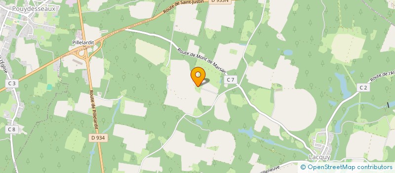 localisation de l'entreprise MONSIEUR FRANCIS BOUDEY  LACQUY