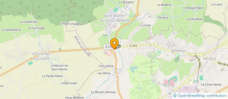 localisation de l'entreprise MONSIEUR FRANCIS BOULAY à SAINT-MARTIN-DU-VIEUX-BELLEME