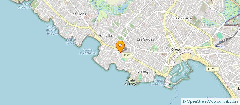 localisation de l'entreprise MONSIEUR FRANCIS BOUQUET  ROYAN