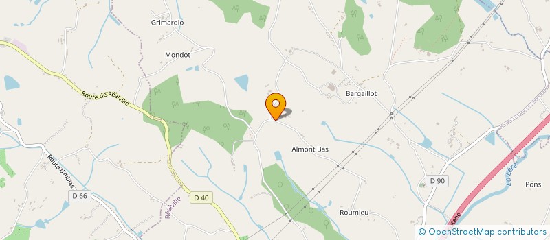 localisation de l'entreprise MONSIEUR FRANCIS BOURGES-GIRBAUD  REALVILLE