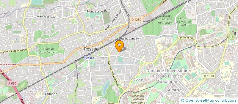 localisation de l'entreprise MONSIEUR FRANCIS BOUSCAILLOU  PESSAC