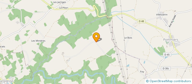 localisation de l'entreprise MONSIEUR FRANCIS BOUST à GARGILESSE-DAMPIERRE