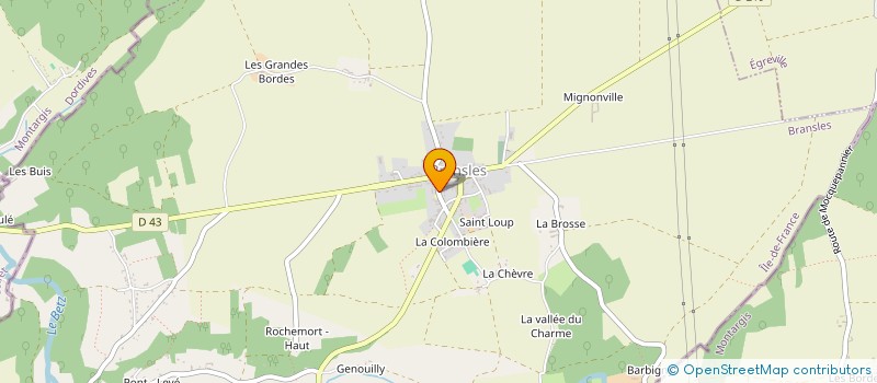 localisation de l'entreprise MONSIEUR FRANCIS BOUZON à EGREVILLE