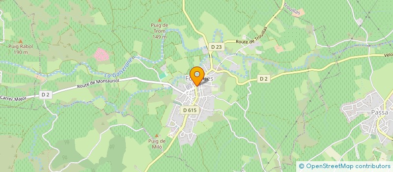 localisation de l'entreprise MONSIEUR FRANCIS BRAEM  FOURQUES