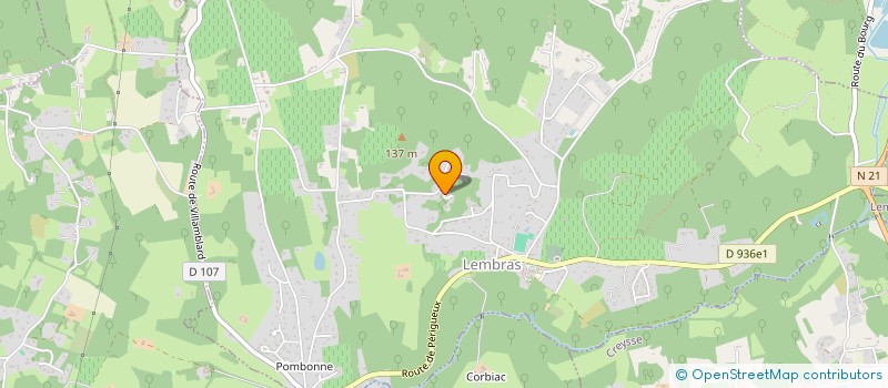 localisation de l'entreprise MONSIEUR FRANCIS BRAUD  LEMBRAS