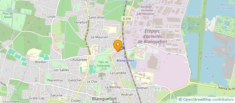 localisation de l'entreprise MONSIEUR FRANCIS BREBANT  BLANQUEFORT