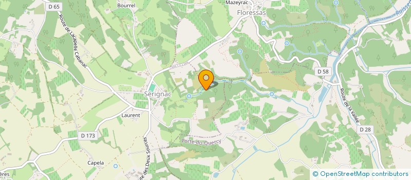 localisation de l'entreprise MONSIEUR FRANCIS BREUIL  SOTURAC