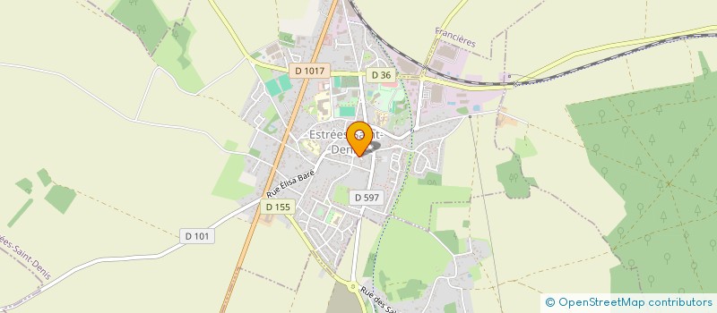 localisation de l'entreprise MONSIEUR FRANCIS BRICOUT  ESTREES-SAINT-DENIS