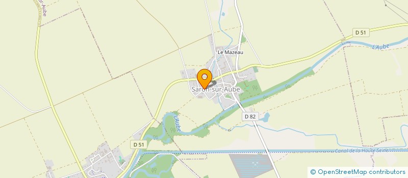 localisation de l'entreprise MONSIEUR FRANCIS BRIQUET  SARON-SUR-AUBE