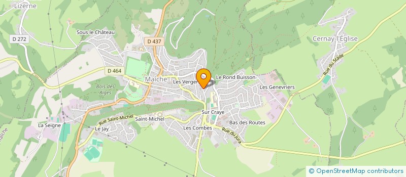 localisation de l'entreprise MONSIEUR FRANCIS BRISCHOUX  MAICHE