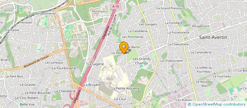 localisation de l'entreprise MONSIEUR FRANCIS BRISSET  SAINT-AVERTIN